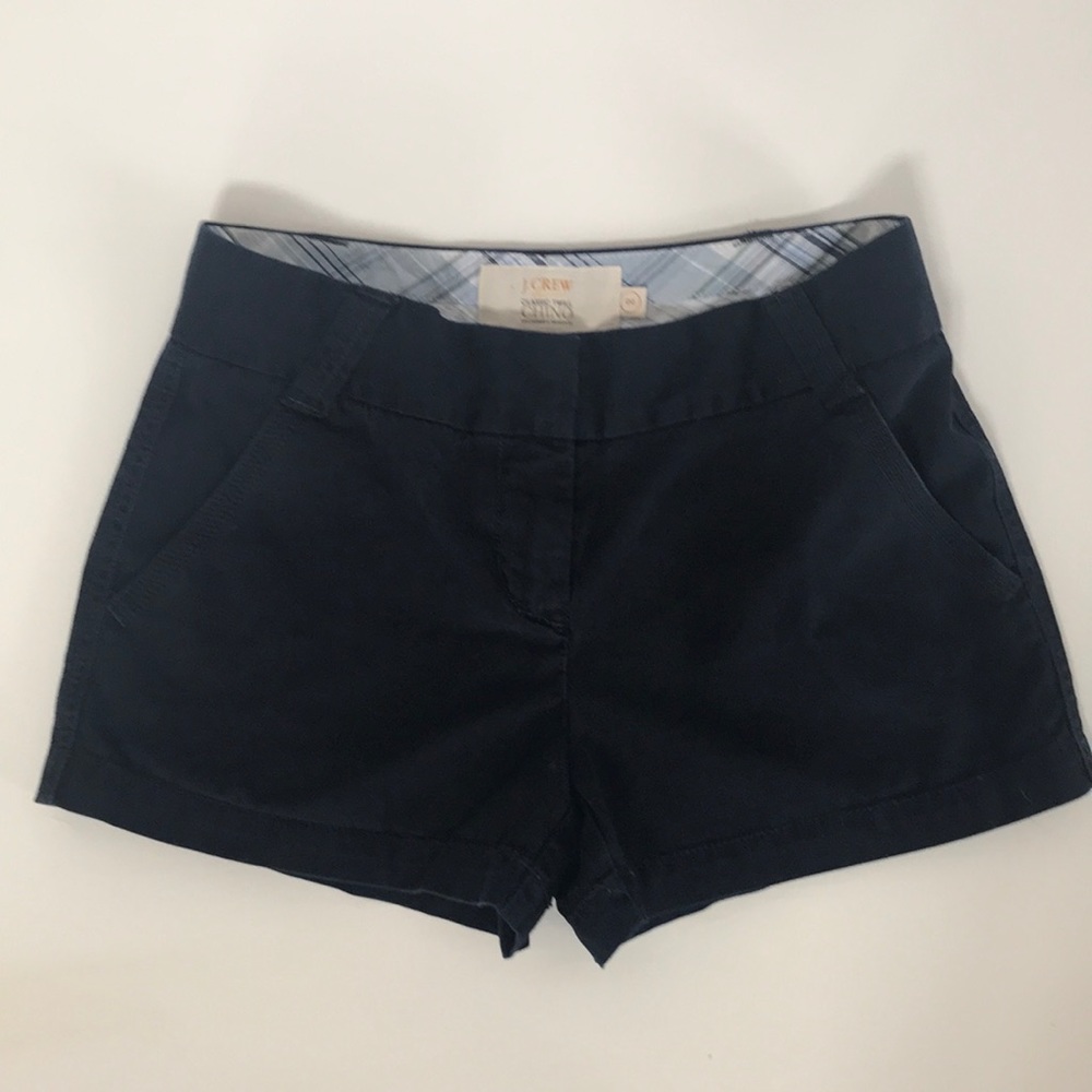 J. Crew Navy Chino Shorts